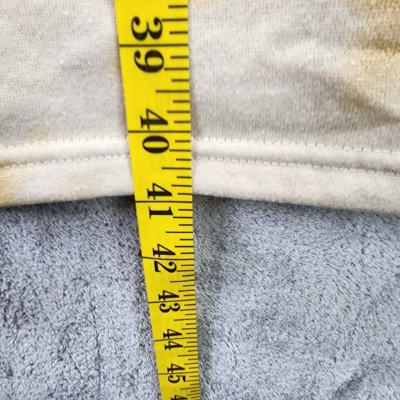 Womens IML Tan Tie Dye Fleece Sweatpants Drawstring Cotton Polyester Size S - Picture 7 of 8